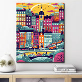 Painting by Numbers for Children City in Color